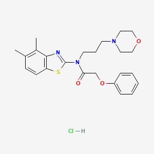 N-(4,5-dimethylbenzo[d]thiazol-2-yl)-N-(3-morpholinopropyl)-2-phenoxyacetamide hydrochloride