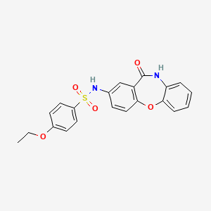 4-ethoxy-N-(11-oxo-10,11-dihydrodibenzo[b,f][1,4]oxazepin-2-yl)benzenesulfonamide