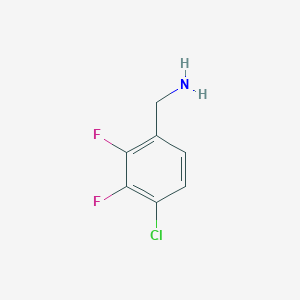 (4-Chloro-2,3-difluorophenyl)methanamine