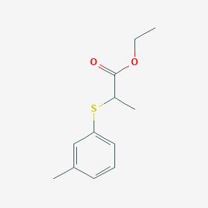 Ethyl 2-[(3-methylphenyl)sulfanyl]propanoate