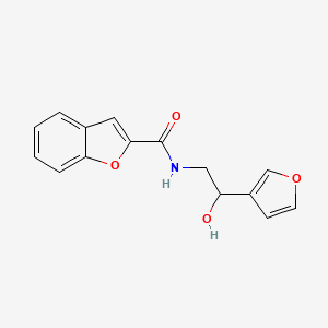 N-(2-(furan-3-yl)-2-hydroxyethyl)benzofuran-2-carboxamide