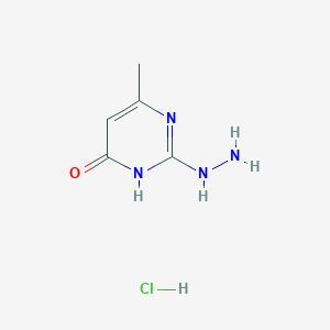 2-Hydrazinyl-6-methylpyrimidin-4(3H)-one hydrochloride