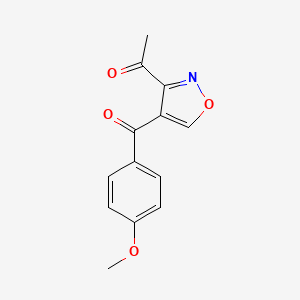 1-[4-(4-Methoxybenzoyl)-3-isoxazolyl]-1-ethanone