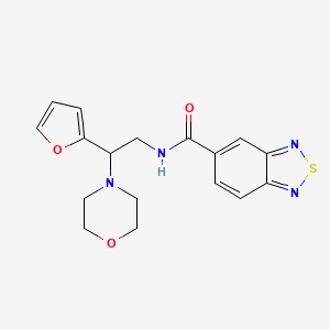 N-(2-(furan-2-yl)-2-morpholinoethyl)benzo[c][1,2,5]thiadiazole-5-carboxamide