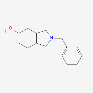 molecular formula C15H21NO B2354932 2-Benzyloctahydro-1H-isoindol-5-ol CAS No. 203661-66-9