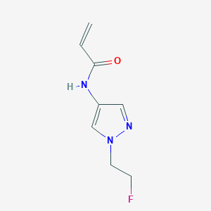 N-[1-(2-Fluoroethyl)pyrazol-4-yl]prop-2-enamide