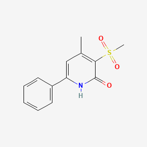 3-methanesulfonyl-4-methyl-6-phenylpyridin-2-ol