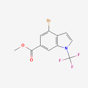Methyl 4-bromo-1-(trifluoromethyl)indole-6-carboxylate