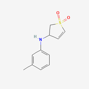 N-(3-methylphenyl)-1,1-dioxo-2,3-dihydrothiophen-3-amine