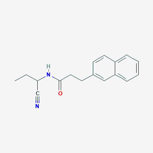 N-(1-cyanopropyl)-3-(naphthalen-2-yl)propanamide