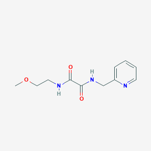molecular formula C11H15N3O3 B2355008 N-(2-甲氧基-乙基)-N'-吡啶-2-基甲基-草酰胺 CAS No. 352011-69-9