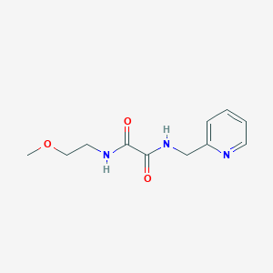 molecular formula C11H15N3O3 B2355008 N-(2-Methoxy-ethyl)-N'-pyridin-2-ylmethyl-oxalamide CAS No. 352011-69-9