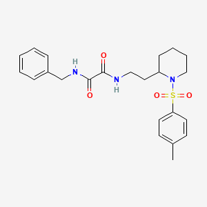 molecular formula C23H29N3O4S B2355070 N1-benzyl-N2-(2-(1-tosylpiperidin-2-yl)ethyl)oxalamide CAS No. 898348-16-8