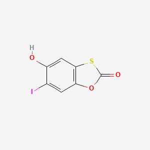 5-hydroxy-6-iodo-2H-1,3-benzoxathiol-2-one