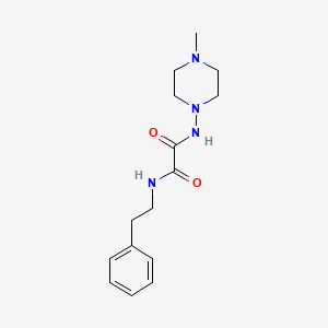 N1-(4-methylpiperazin-1-yl)-N2-phenethyloxalamide