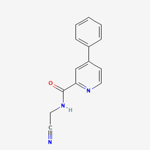 N-(Cyanomethyl)-4-phenylpyridine-2-carboxamide