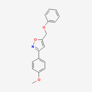 3-(4-Methoxyphenyl)-5-(phenoxymethyl)isoxazole
