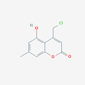4-(chloromethyl)-5-hydroxy-7-methyl-2H-chromen-2-one