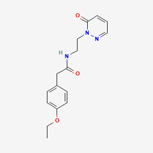 2-(4-ethoxyphenyl)-N-(2-(6-oxopyridazin-1(6H)-yl)ethyl)acetamide