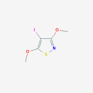 4-Iodo-3,5-dimethoxy-1,2-thiazole