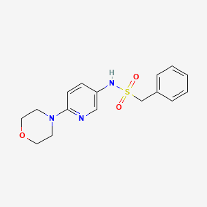 N-(6-morpholino-3-pyridinyl)(phenyl)methanesulfonamide