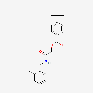 2-[(2-Methylbenzyl)amino]-2-oxoethyl 4-tert-butylbenzoate