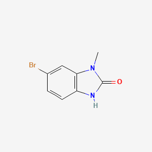 molecular formula C8H7BrN2O B2355233 6-Bromo-1-methyl-1H-benzo[d]imidazol-2(3H)-one CAS No. 305790-48-1