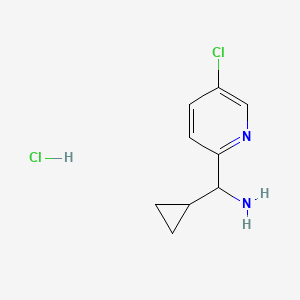 (5-Chloropyridin-2-yl)(cyclopropyl)methanamine hydrochloride