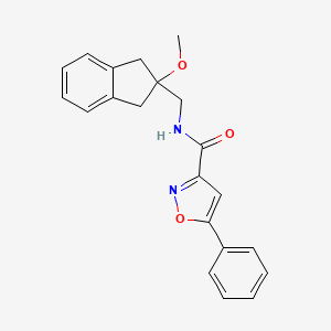 N-((2-methoxy-2,3-dihydro-1H-inden-2-yl)methyl)-5-phenylisoxazole-3-carboxamide