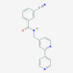 N-([2,4'-bipyridin]-4-ylmethyl)-3-cyanobenzamide