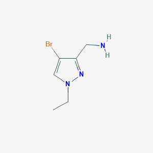 (4-Bromo-1-ethyl-1H-pyrazol-3-YL)methylamine
