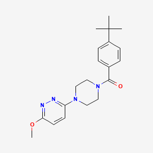 (4-(Tert-butyl)phenyl)(4-(6-methoxypyridazin-3-yl)piperazin-1-yl)methanone