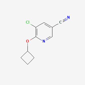 5-Chloro-6-cyclobutoxypyridine-3-carbonitrile