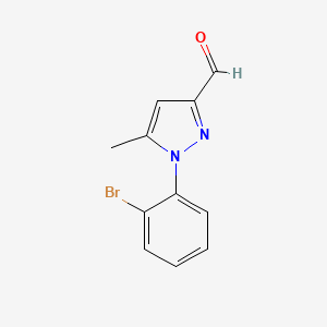 1-(2-Bromophenyl)-5-methylpyrazole-3-carbaldehyde