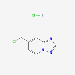 7-(Chloromethyl)-[1,2,4]triazolo[1,5-a]pyridine hydrochloride