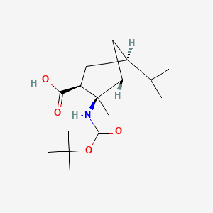 (1R,2R,3S,5R)-2-{[(tert-butoxy)carbonyl]amino}-2,6,6-trimethylbicyclo[3.1.1]heptane-3-carboxylic acid