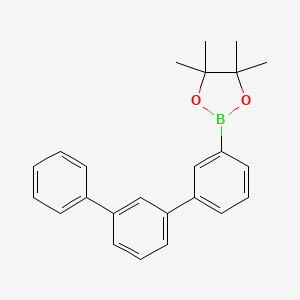 molecular formula C24H25BO2 B2355310 2-([1,1':3',1''-Terphenyl]-3-yl)-4,4,5,5-tetramethyl-1,3,2-dioxaborolane CAS No. 1115023-84-1