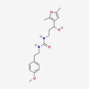 1-(3-(2,5-Dimethylfuran-3-yl)-3-hydroxypropyl)-3-(4-methoxyphenethyl)urea