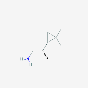 (2S)-2-(2,2-Dimethylcyclopropyl)propan-1-amine