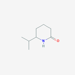 molecular formula C8H15NO B2355354 6-异丙基哌啶-2-酮 CAS No. 857386-39-1