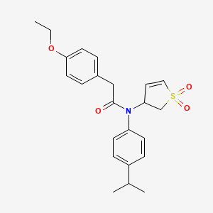 N-(1,1-dioxido-2,3-dihydrothiophen-3-yl)-2-(4-ethoxyphenyl)-N-(4-isopropylphenyl)acetamide