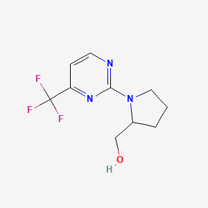 (1-(4-(Trifluoromethyl)pyrimidin-2-yl)pyrrolidin-2-yl)methanol