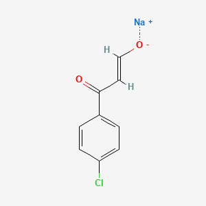molecular formula C9H6ClNaO2 B2355402 Sodium 3-(4-chloro-phenyl)-3-oxo-propen-1-olate CAS No. 40160-35-8