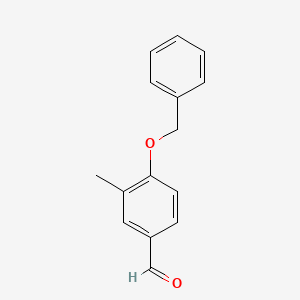 molecular formula C15H14O2 B2355410 4-(苄氧基)-3-甲基苯甲醛 CAS No. 158771-31-4