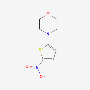 molecular formula C8H10N2O3S B2355419 4-(5-Nitrothiophen-2-yl)morpholine CAS No. 19991-85-6