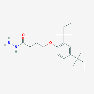 4-[2,4-Bis(2-methylbutan-2-yl)phenoxy]butanehydrazide