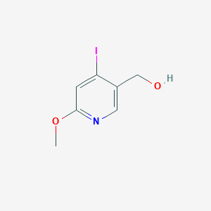 (4-Iodo-6-methoxypyridin-3-YL)methanol