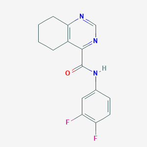molecular formula C15H13F2N3O B2355442 N-(3,4-Difluorophenyl)-5,6,7,8-tetrahydroquinazoline-4-carboxamide CAS No. 2415473-02-6