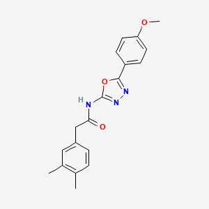 2-(3,4-dimethylphenyl)-N-(5-(4-methoxyphenyl)-1,3,4-oxadiazol-2-yl)acetamide