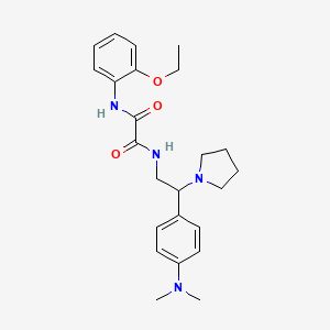 N1-(2-(4-(dimethylamino)phenyl)-2-(pyrrolidin-1-yl)ethyl)-N2-(2-ethoxyphenyl)oxalamide